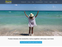 Screenshot of website jezykipodroze.pl
